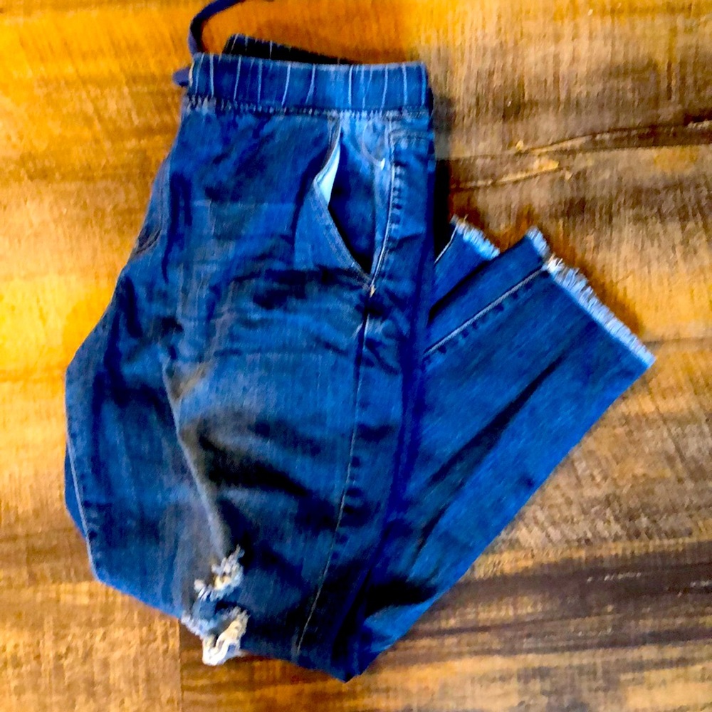 YMI denim blue jeans XL very stretchy